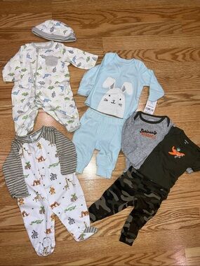 Baby Boy Newborn Clothes Bundle